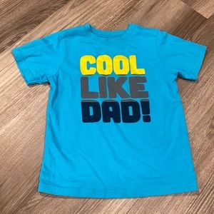 Cool like dad 4t shirt